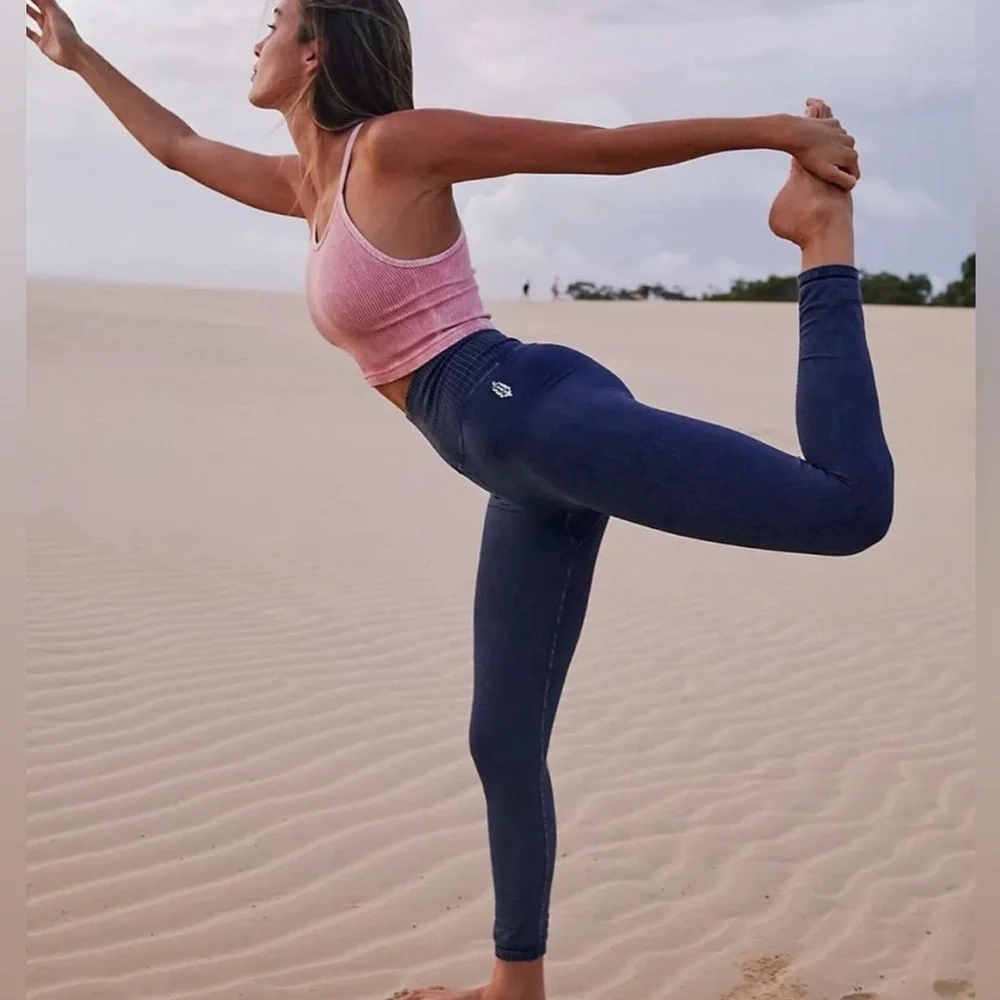 Free People Good Karma Leggings & FP Good Karma Crop Top Size XS NWOT - Picture 12 of 14